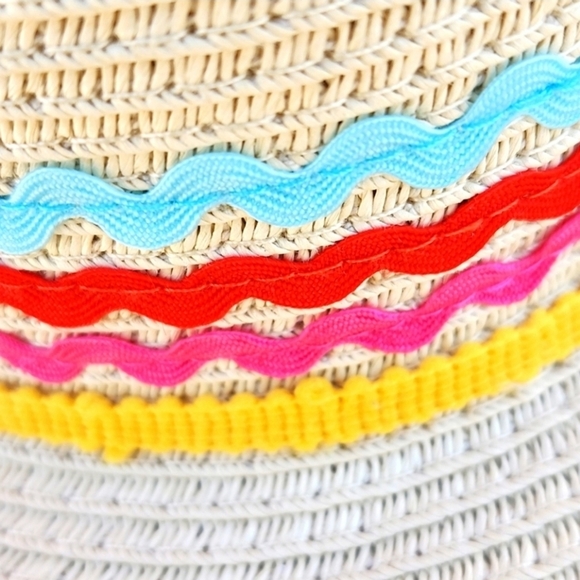 Shiraleah Wide Floppy Brim Straw Woven Sun Hat Packable - Picture 3 of 8